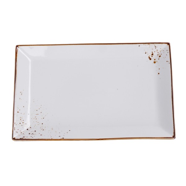 Блюдо прямоугольное 21,5*12,5 см, фарфор, серия "Элеганс" "The Sun" P.L.