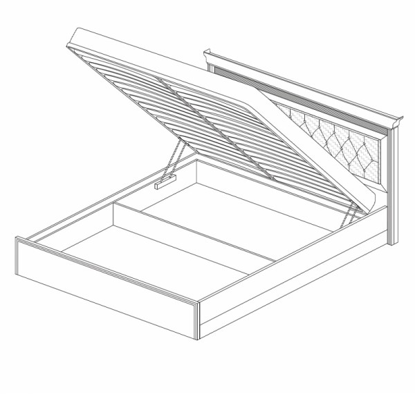 Кровать-1 с подъёмным механизмом 1400 Неаполь