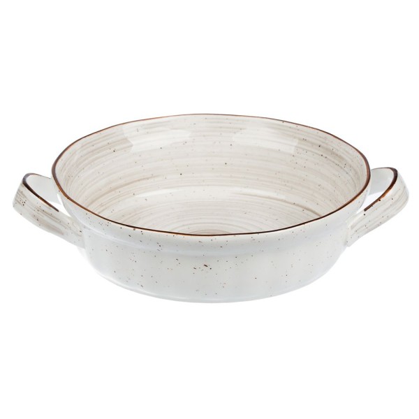 Блюдо с ручками White Fusion для подачи/запекания 1,5 л, 22 см, P.L. Proff Cuisine