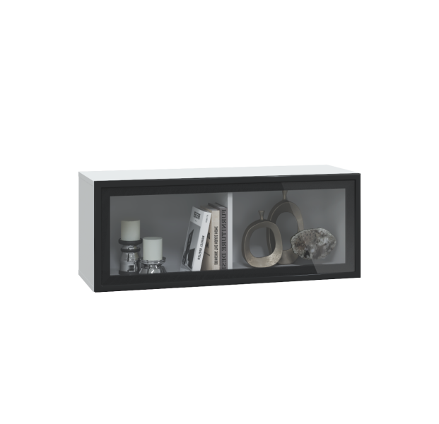 Шкаф горизонтальный с 1 стекл. дв. (900) Шарлиз