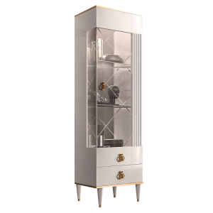 Шкаф-витрина 1-створчатая правая Римини Соло