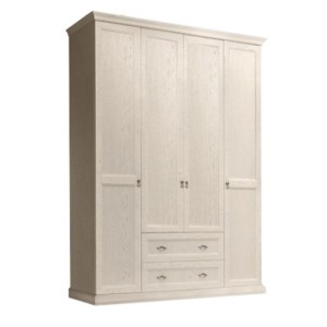 Шкаф четырёхдверный с ящиками Венеция