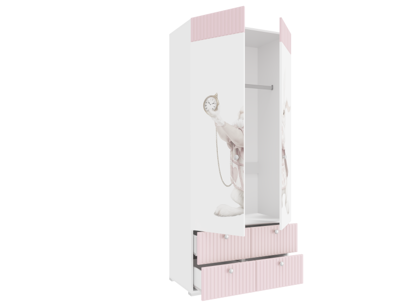 Шкаф двухдверный с ящиками (исп.3) Алиса