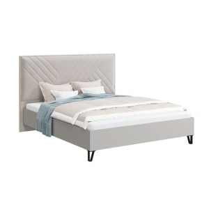 Кровать 1600 с мягким изголовьем с основанием Кашемир