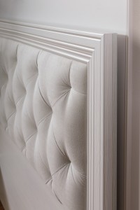 Кровать с мягким элементом и ортопедическим основанием 1400 Амели