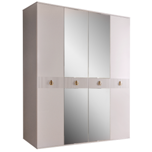 Шкаф четырёхдверный с зеркалами Римини Соло