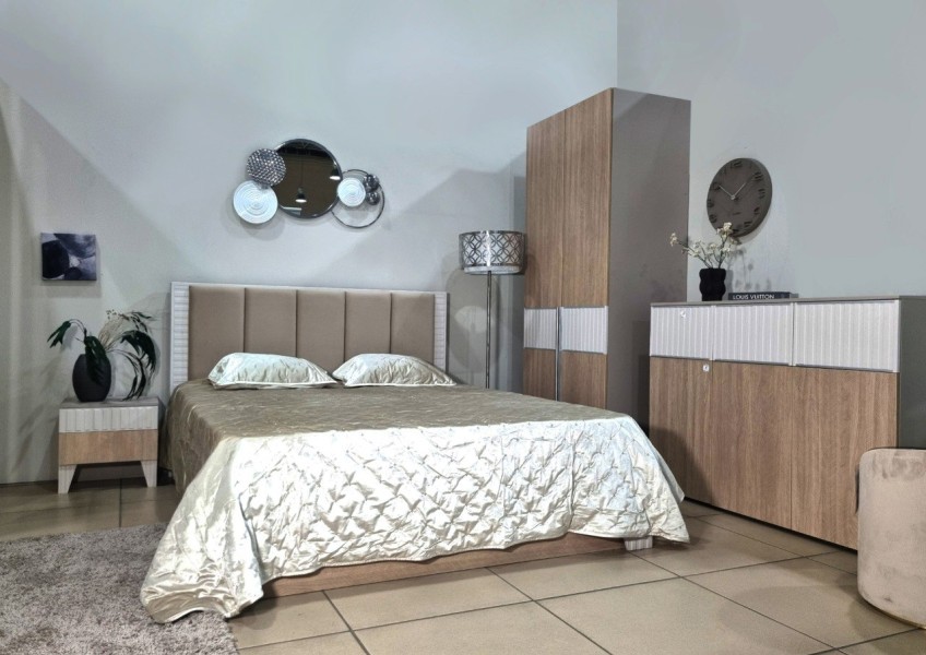 Кровать с мягкой спинкой и ортопедическим основанием 1600 (мод.2.2) Беатрис